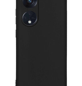 Nomfy Nomfy Oppo Reno 8T 4G Hoesje Siliconen - Zwart
