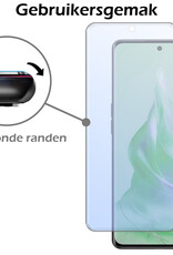 Nomfy Hoesje Geschikt voor OPPO Reno 8T 4G Hoesje Siliconen Cover Case Met 2x Screenprotector - Hoes Geschikt voor OPPO Reno 8T 4G Hoes Back Case - Zwart