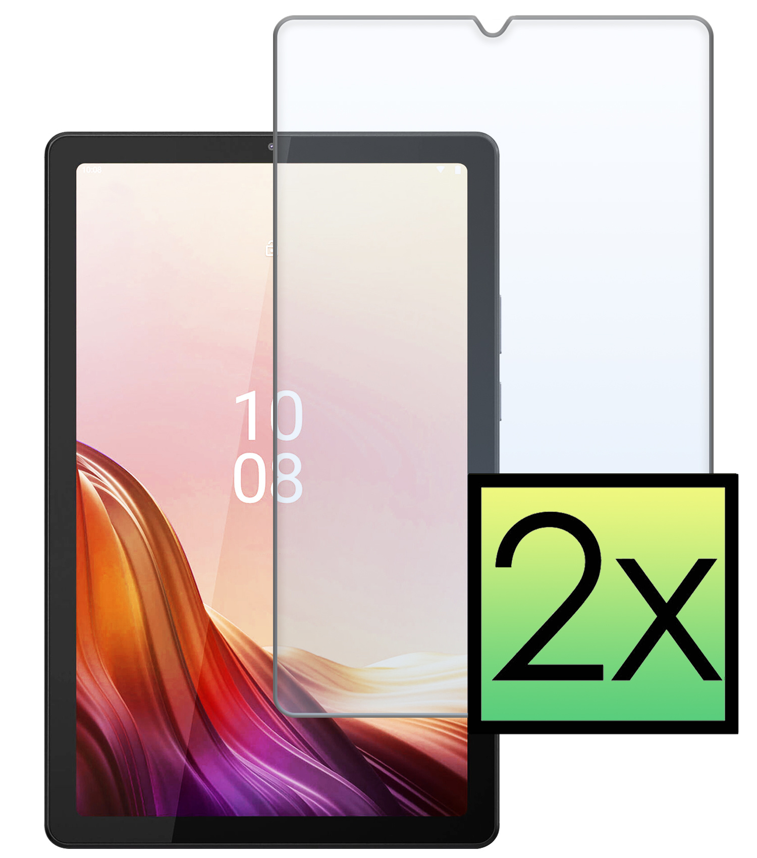 NoXx Screenprotector Geschikt voor Lenovo Tab M9 Screenprotector Bescherm Glas Screen Protector - 2x
