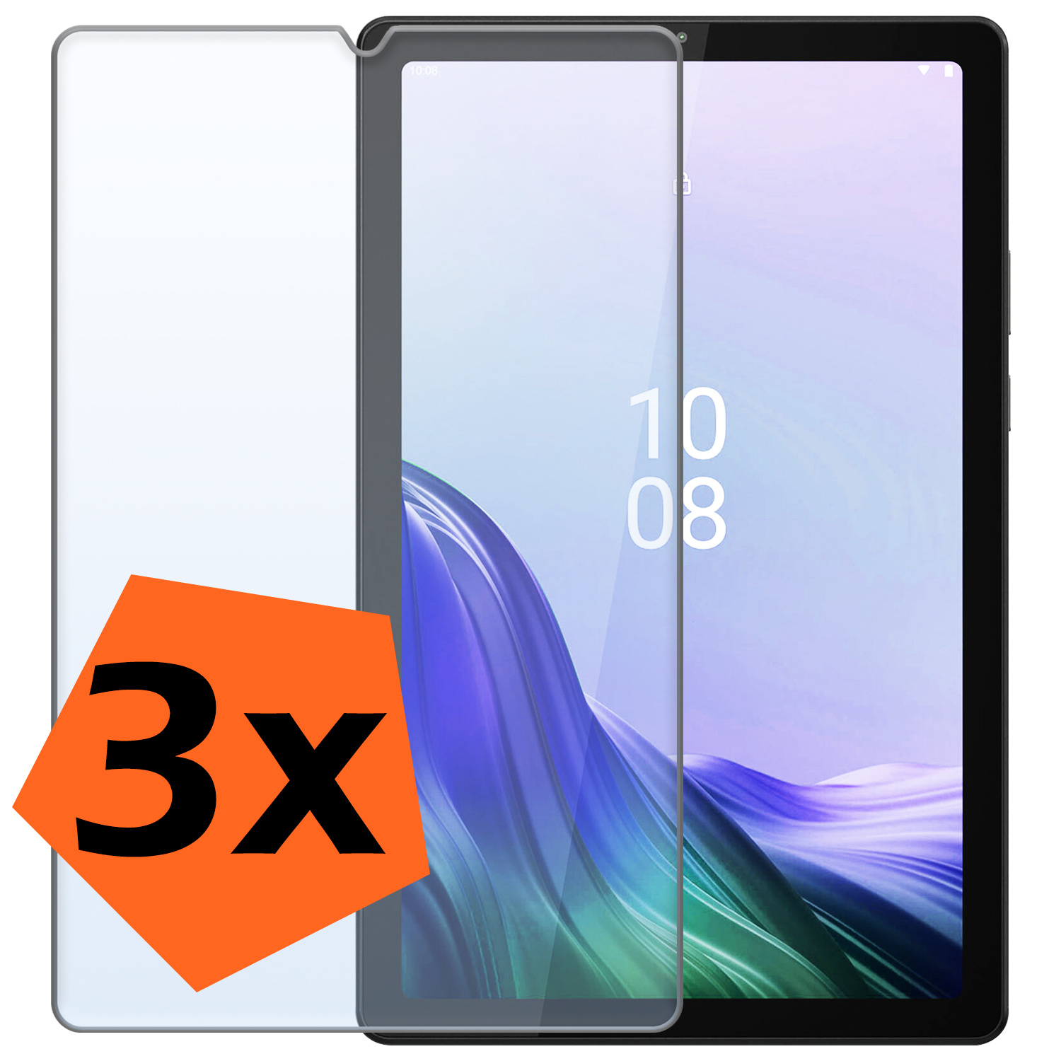 Nomfy Screenprotector Geschikt voor Lenovo Tab M9 Screenprotector Bescherm Glas - Screen Protector Geschikt voor Lenovo Tab M9 Screenprotector Tempered Glass - 3 PACK