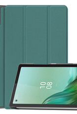 BASEY. Hoesje Geschikt voor Lenovo Tab M9 Hoes Case Tablet Hoesje Tri-fold - Hoes Geschikt voor Lenovo Tab M9 Hoesje Hard Cover Bookcase Hoes - Donkergroen