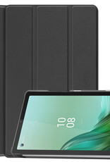 BASEY. Hoesje Geschikt voor Lenovo Tab M9 Hoes Case Tablet Hoesje Tri-fold - Hoes Geschikt voor Lenovo Tab M9 Hoesje Hard Cover Bookcase Hoes - Zwart