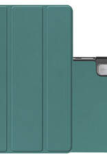 NoXx Hoesje Geschikt voor Lenovo Tab M9 Hoesje Case Hard Cover Hoes Book Case - Donkergroen