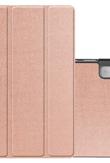 NoXx Hoesje Geschikt voor Lenovo Tab M9 Hoesje Case Hard Cover Hoes Book Case - Rosé goud