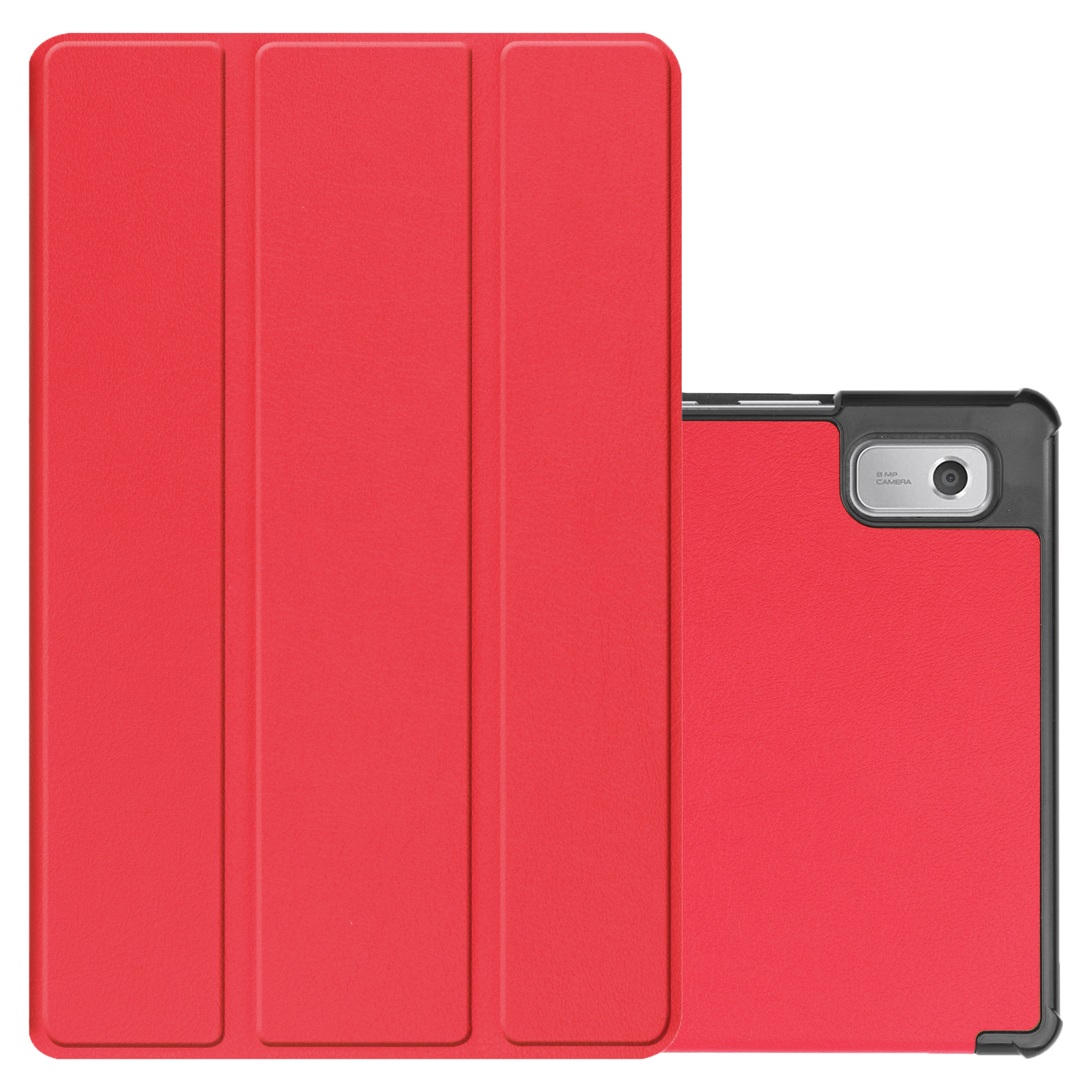 NoXx Hoesje Geschikt voor Lenovo Tab M9 Hoesje Case Hard Cover Hoes Book Case - Rood