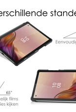 NoXx Hoesje Geschikt voor Lenovo Tab M9 Hoesje Case Hard Cover Hoes Book Case - Zwart