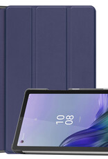 Nomfy Hoes Geschikt voor Lenovo Tab M9 Hoes Tri-fold Tablet Hoesje Case - Hoesje Geschikt voor Lenovo Tab M9 Hoesje Hardcover Bookcase - Donkerblauw