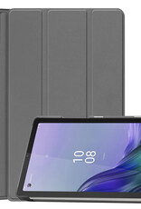 Nomfy Hoes Geschikt voor Lenovo Tab M9 Hoes Tri-fold Tablet Hoesje Case - Hoesje Geschikt voor Lenovo Tab M9 Hoesje Hardcover Bookcase - Grijs