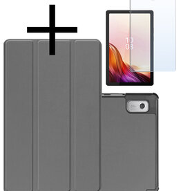 NoXx NoXx Lenovo Tab M9 Hoes Met Screenprotector - Grijs