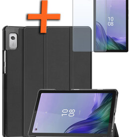 Nomfy Nomfy Lenovo Tab M9 Hoes Met Screenprotector - Zwart