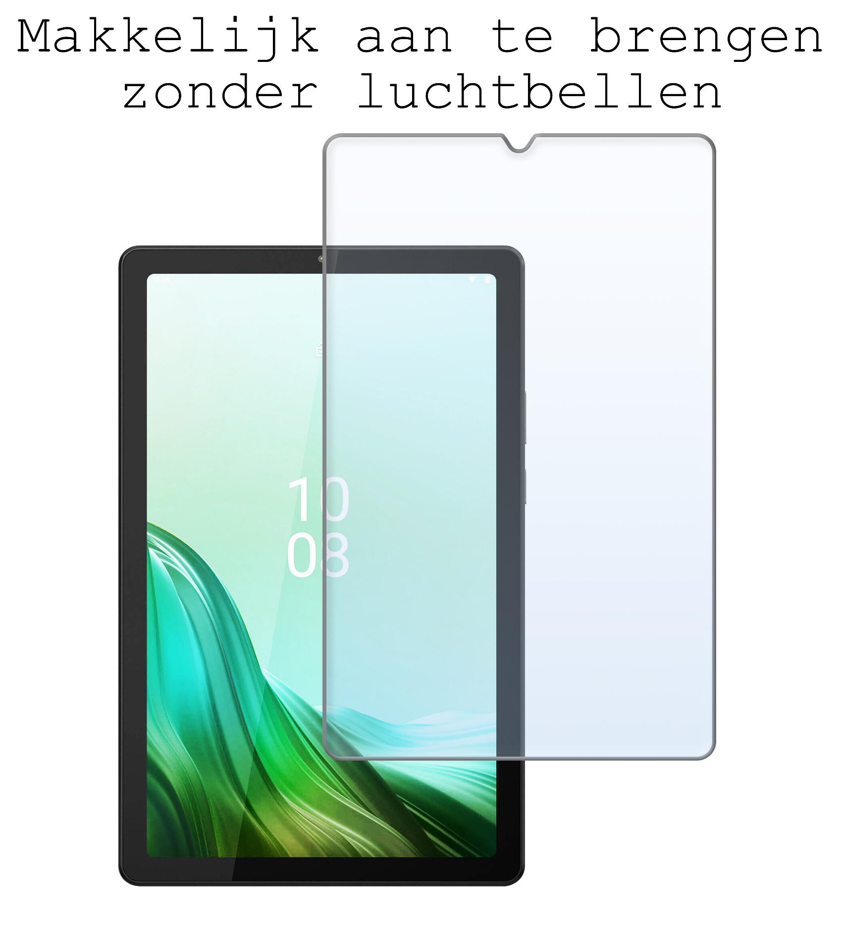BASEY. Hoesje Geschikt voor Lenovo Tab M9 Hoes Case Tablet Hoesje Tri-fold Met Screenprotector - Hoes Geschikt voor Lenovo Tab M9 Hoesje Hard Cover Bookcase Hoes - Grijs