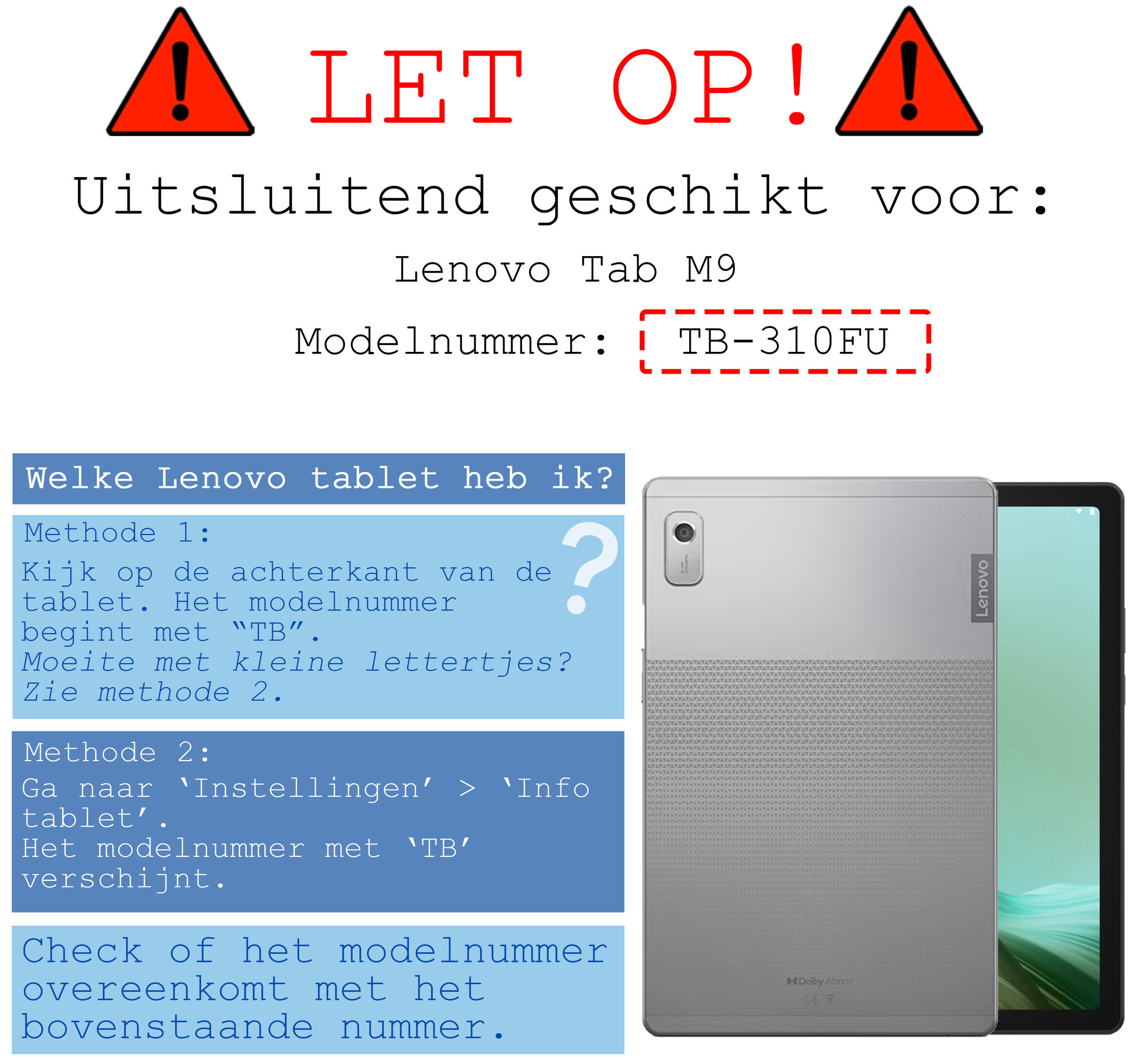 BASEY. Hoesje Geschikt voor Lenovo Tab M9 Hoes Case Tablet Hoesje Tri-fold Met Screenprotector - Hoes Geschikt voor Lenovo Tab M9 Hoesje Hard Cover Bookcase Hoes - Donkergroen