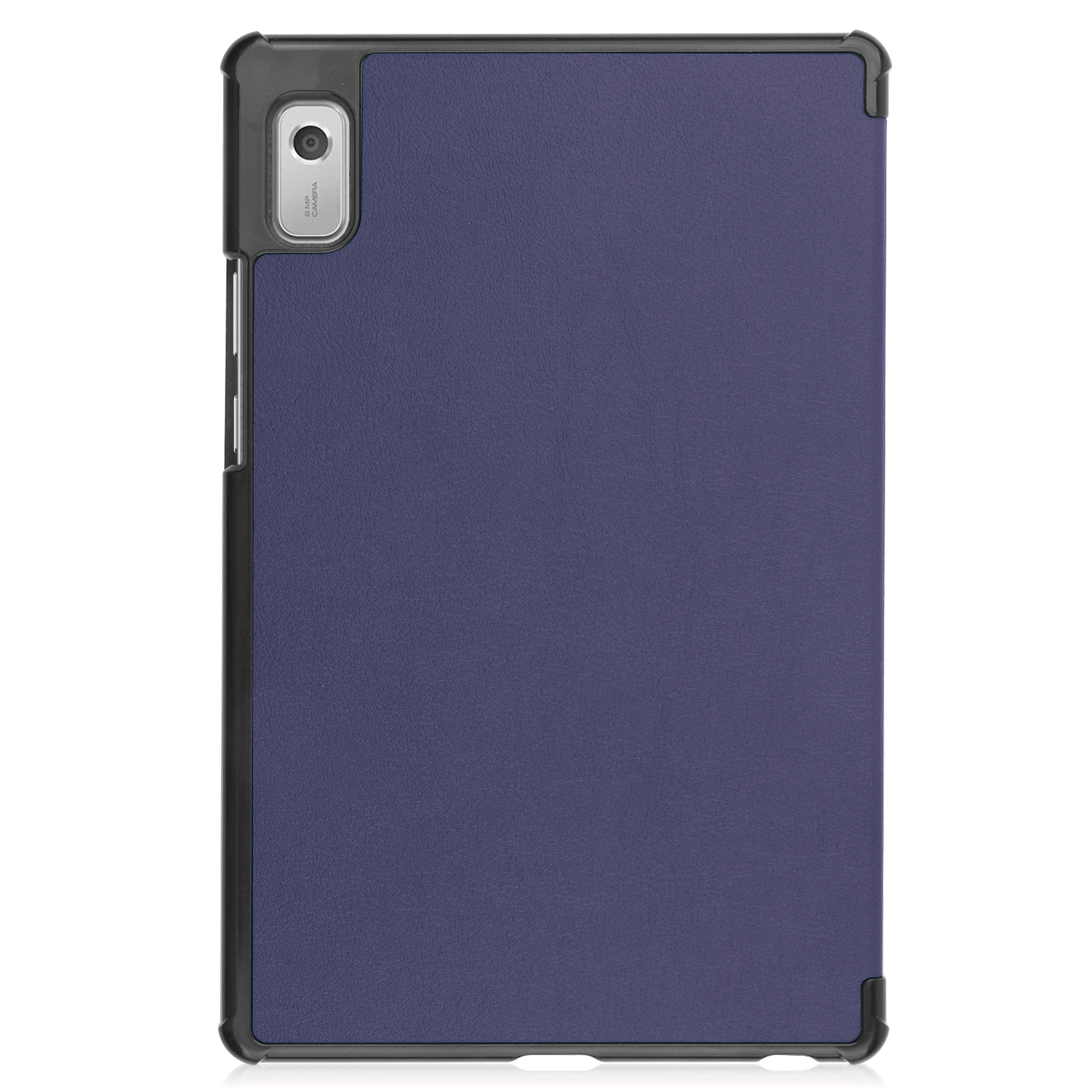 BASEY. Hoesje Geschikt voor Lenovo Tab M9 Hoes Case Tablet Hoesje Tri-fold Met Screenprotector - Hoes Geschikt voor Lenovo Tab M9 Hoesje Hard Cover Bookcase Hoes - Donkerblauw