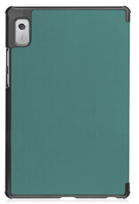 BASEY. Hoesje Geschikt voor Lenovo Tab M9 Hoes Case Tablet Hoesje Tri-fold Met Screenprotector - Hoes Geschikt voor Lenovo Tab M9 Hoesje Hard Cover Bookcase Hoes - Donkergroen