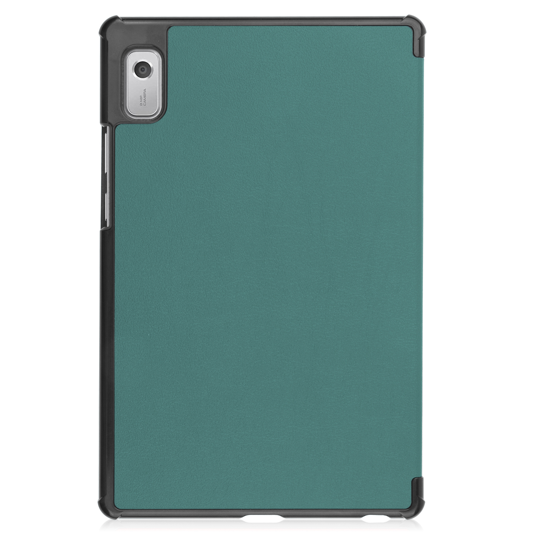 BASEY. Hoesje Geschikt voor Lenovo Tab M9 Hoes Case Tablet Hoesje Tri-fold Met Screenprotector - Hoes Geschikt voor Lenovo Tab M9 Hoesje Hard Cover Bookcase Hoes - Donkergroen