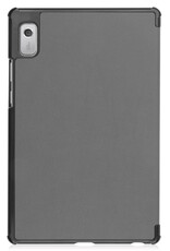 BASEY. Hoesje Geschikt voor Lenovo Tab M9 Hoes Case Tablet Hoesje Tri-fold Met Screenprotector - Hoes Geschikt voor Lenovo Tab M9 Hoesje Hard Cover Bookcase Hoes - Grijs