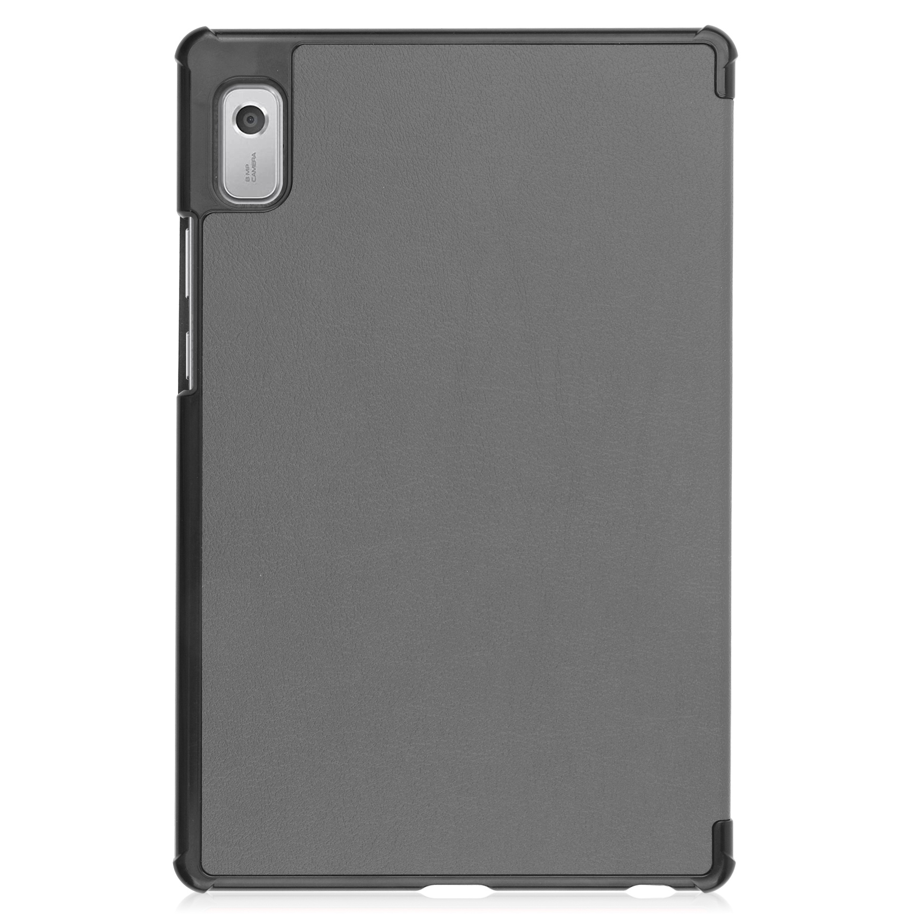 BASEY. Hoesje Geschikt voor Lenovo Tab M9 Hoes Case Tablet Hoesje Tri-fold Met Screenprotector - Hoes Geschikt voor Lenovo Tab M9 Hoesje Hard Cover Bookcase Hoes - Grijs