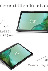 BASEY. Hoesje Geschikt voor Lenovo Tab M9 Hoes Case Tablet Hoesje Tri-fold Met Screenprotector - Hoes Geschikt voor Lenovo Tab M9 Hoesje Hard Cover Bookcase Hoes - Zwart