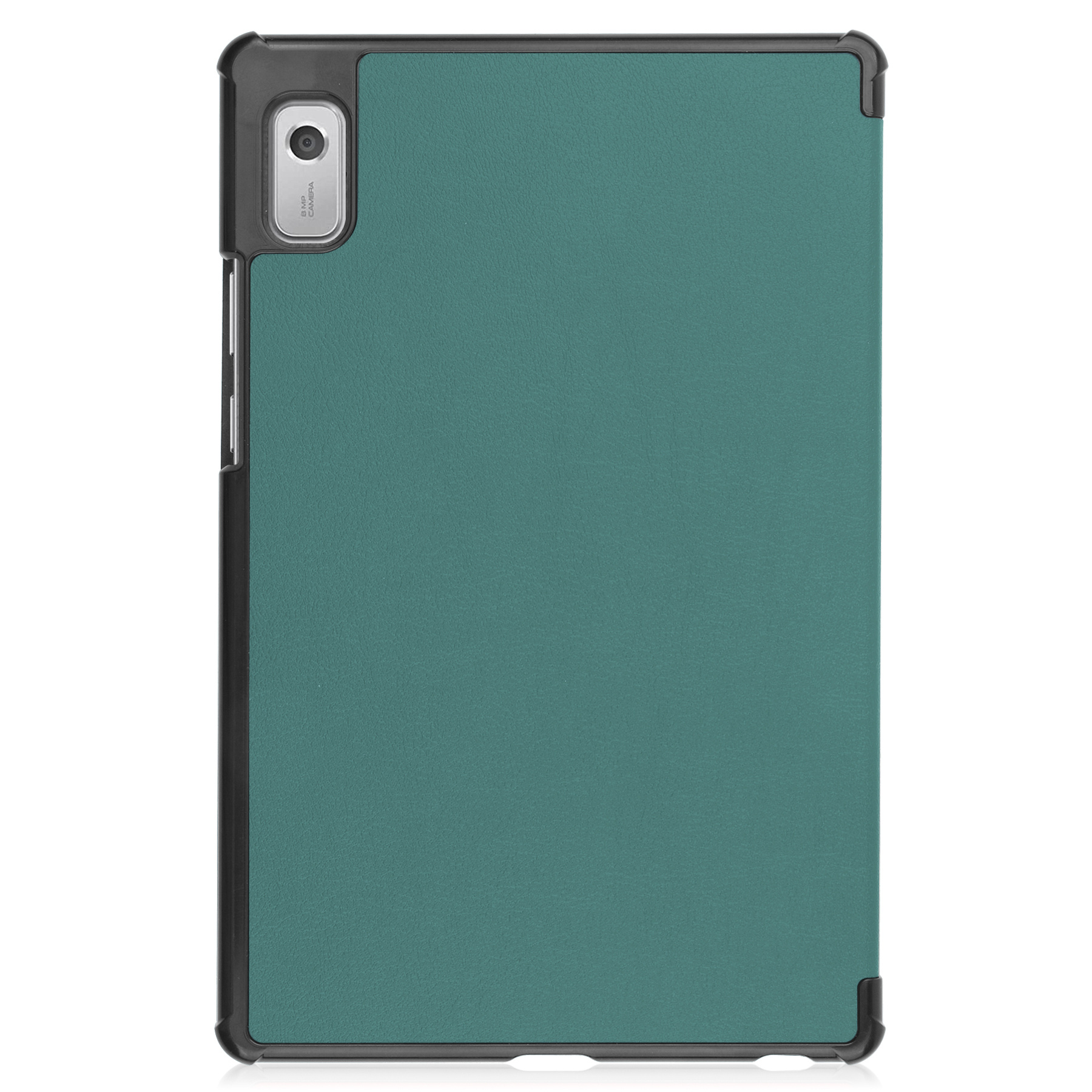 NoXx Hoesje Geschikt voor Lenovo Tab M9 Hoesje Case Hard Cover Hoes Book Case Met Screenprotector - Donkergroen