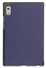 Nomfy Hoes Geschikt voor Lenovo Tab M9 Hoes Tri-fold Tablet Hoesje Case Met Screenprotector - Hoesje Geschikt voor Lenovo Tab M9 Hoesje Hardcover Bookcase - Donkerblauw