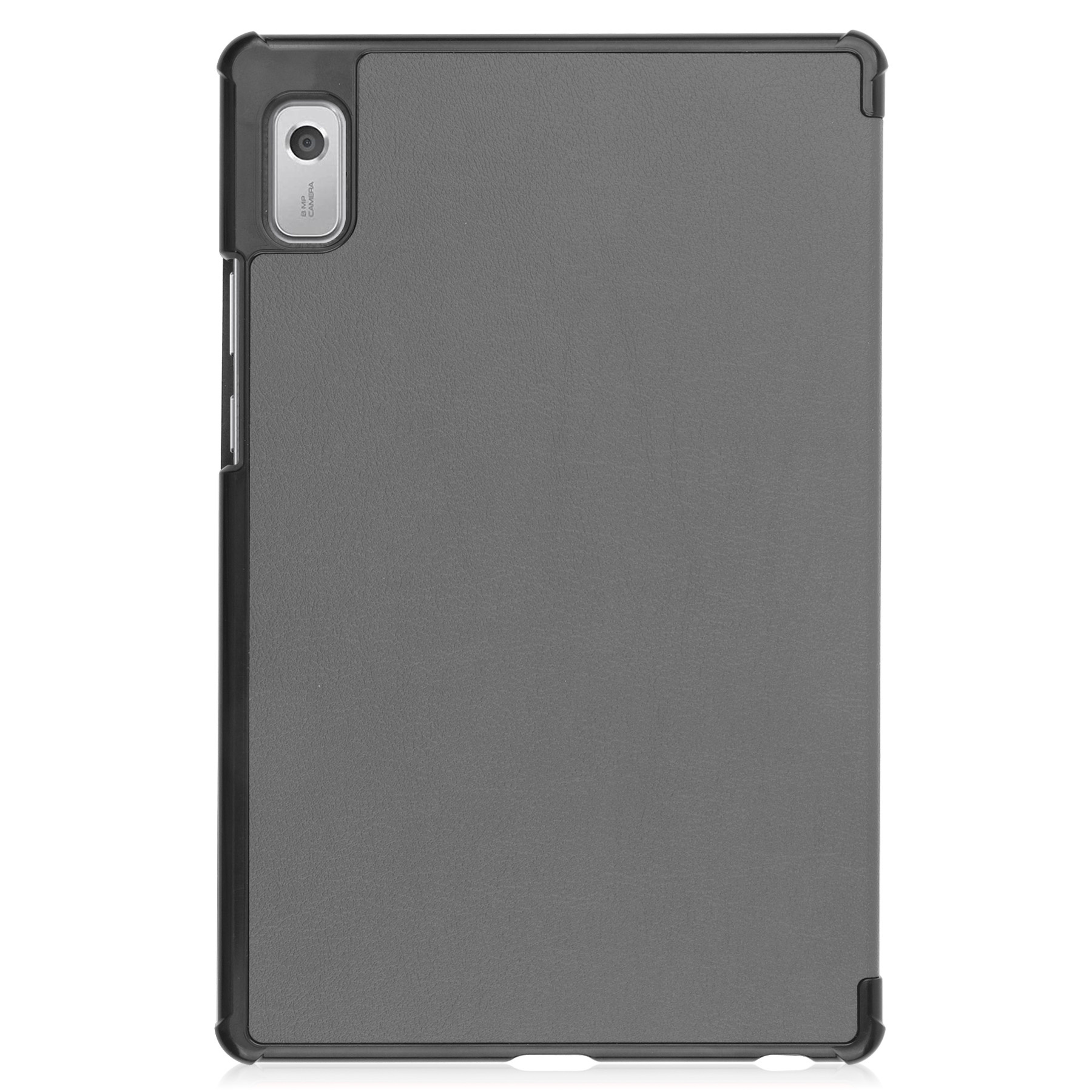 Nomfy Hoes Geschikt voor Lenovo Tab M9 Hoes Tri-fold Tablet Hoesje Case Met Screenprotector - Hoesje Geschikt voor Lenovo Tab M9 Hoesje Hardcover Bookcase - Grijs