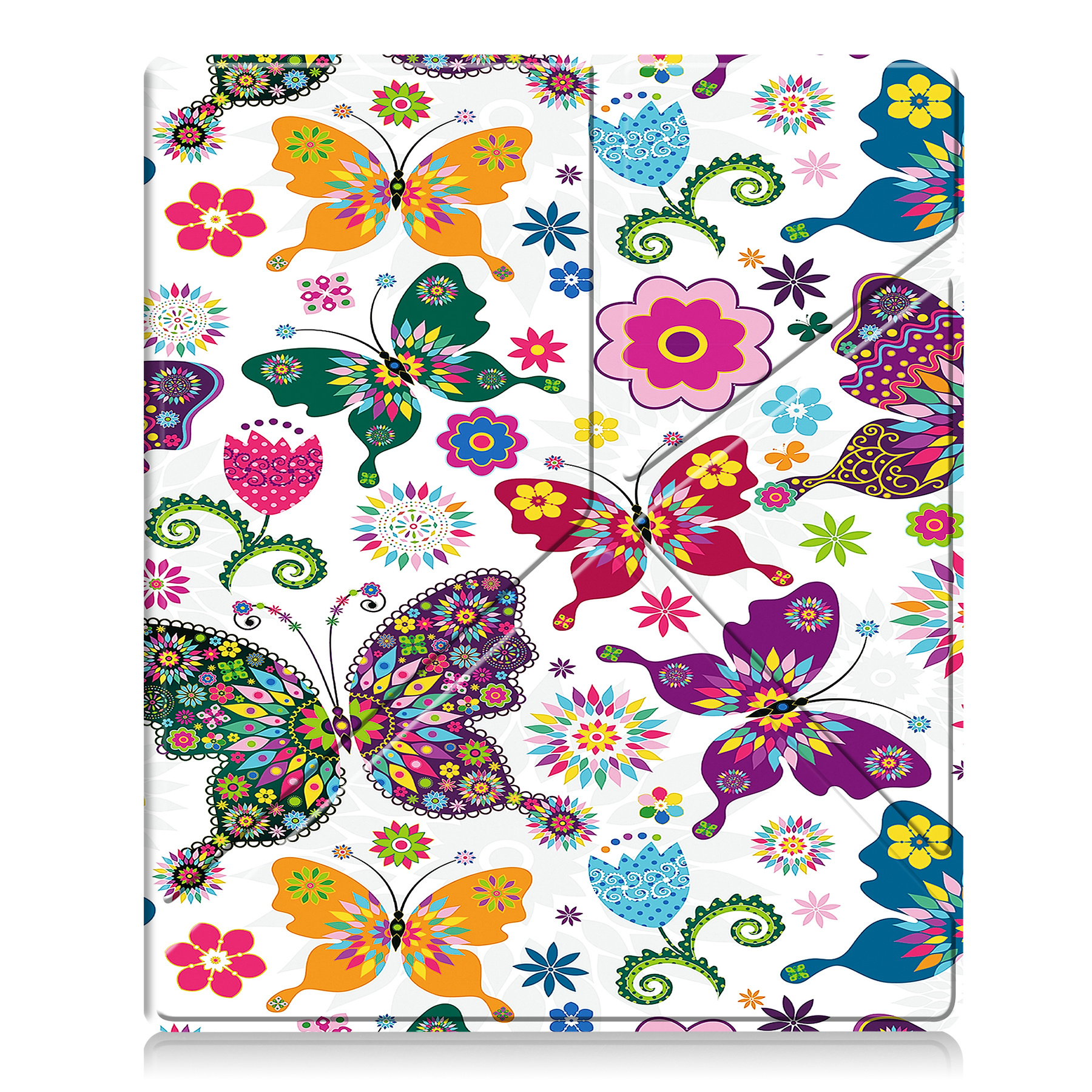 Nomfy Hoesje Geschikt voor Kobo Elipsa 2E Hoes Book Case - Hoes Geschikt voor Kobo Elipsa 2E Hoesje Book Cover - Vlinders