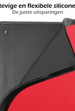 Nomfy Hoesje Geschikt voor Kobo Elipsa 2E Hoes Book Case - Hoes Geschikt voor Kobo Elipsa 2E Hoesje Book Cover - Rood