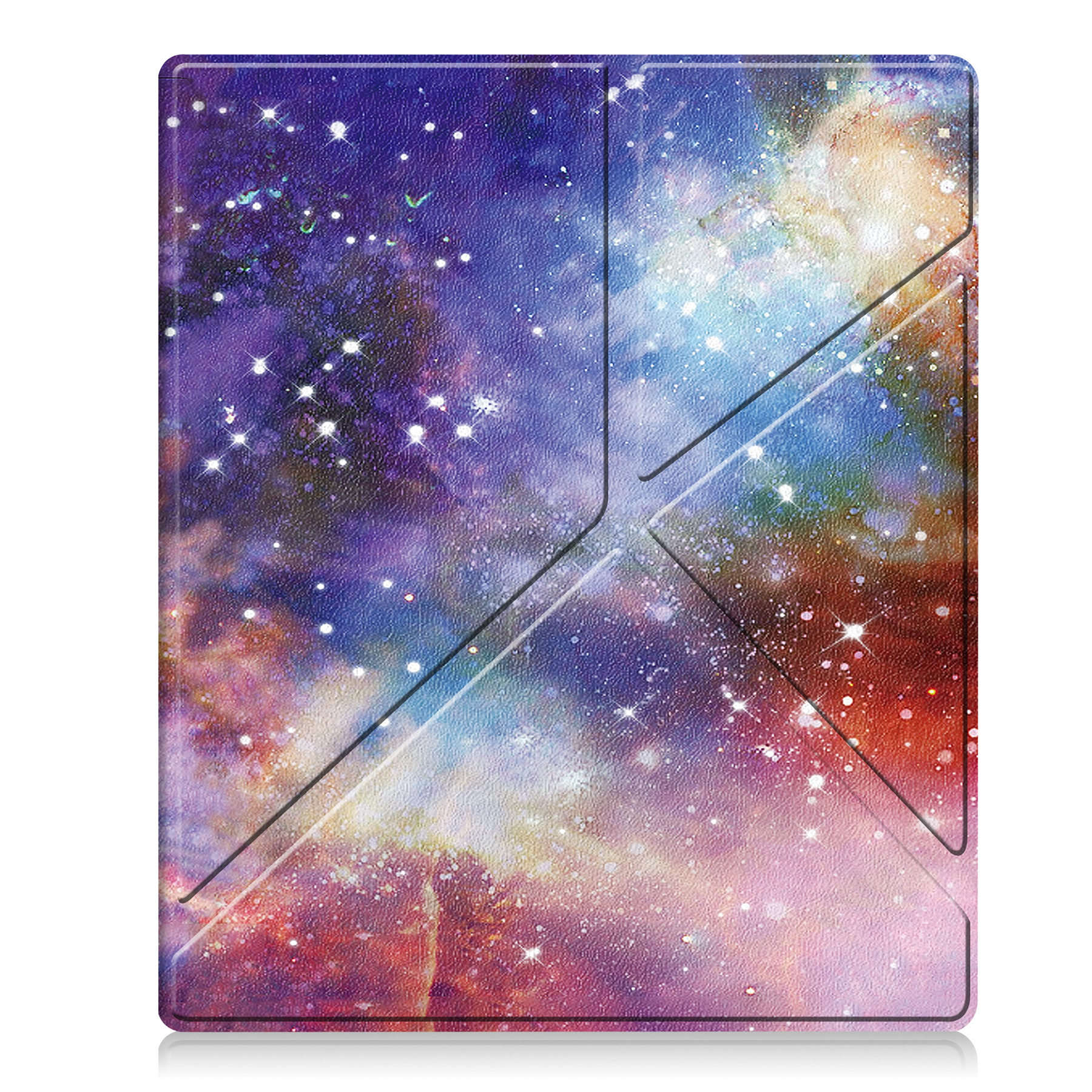 BASEY. Hoes Geschikt voor Kobo Elipsa 2E Hoesje Bookcase Cover Hoes - Hoesje Geschikt voor Kobo Elipsa 2E Hoes Cover Case - Galaxy