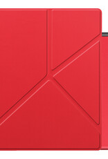 NoXx Hoes Geschikt voor Kobo Elipsa 2E Hoesje Bookcase Cover Book Case Hoes Sleepcover - Rood