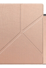 NoXx Hoes Geschikt voor Kobo Elipsa 2E Hoesje Bookcase Cover Book Case Hoes Sleepcover - Rosé Goud