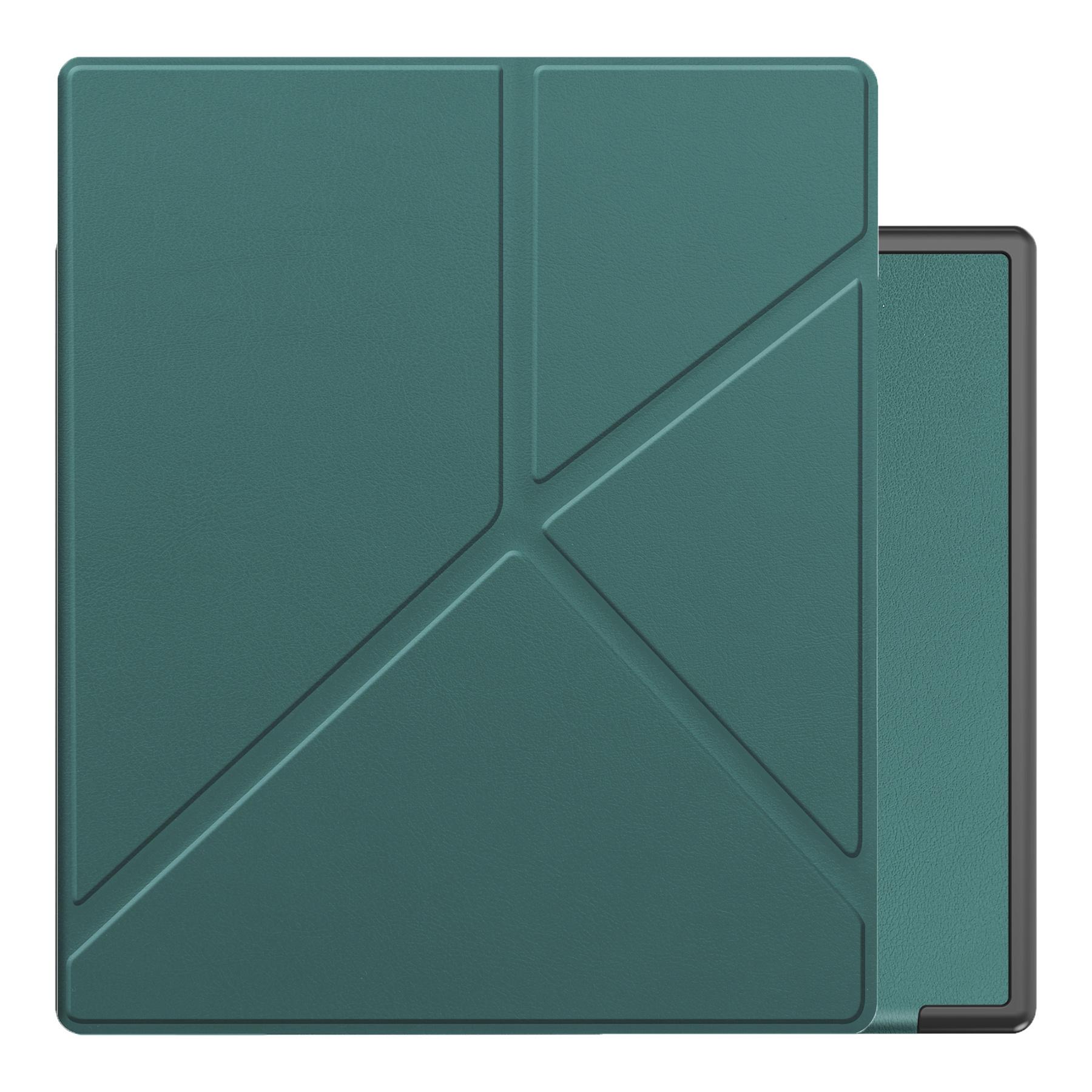 NoXx Hoes Geschikt voor Kobo Elipsa 2E Hoesje Bookcase Cover Book Case Hoes Sleepcover - Donkergroen