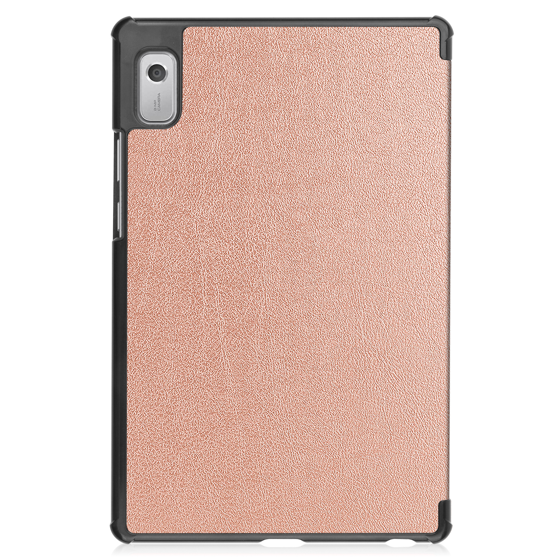 NoXx Hoesje Geschikt voor Lenovo Tab M9 Hoesje Case Hard Cover Hoes Book Case Met Screenprotector - Rosé goud