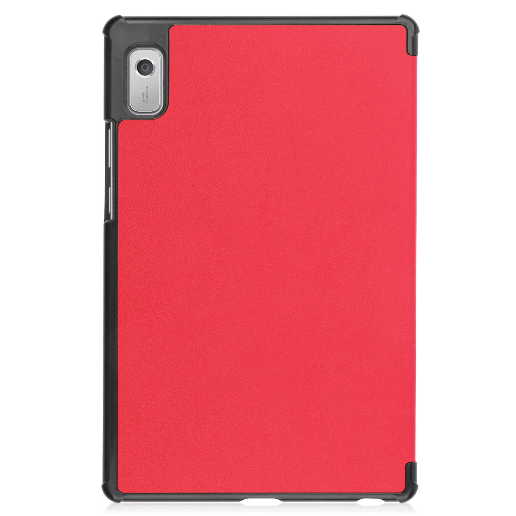 NoXx Hoesje Geschikt voor Lenovo Tab M9 Hoesje Case Hard Cover Hoes Book Case Met Screenprotector - Rood