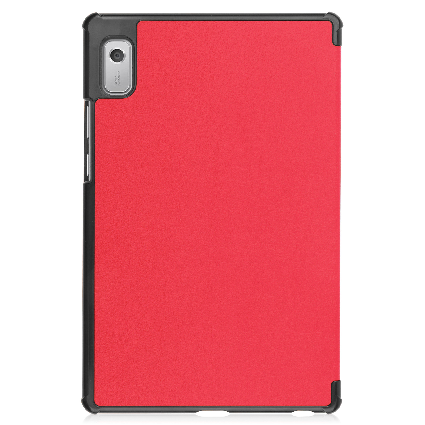 BASEY. Hoesje Geschikt voor Lenovo Tab M9 Hoes Case Tablet Hoesje Tri-fold Met Screenprotector - Hoes Geschikt voor Lenovo Tab M9 Hoesje Hard Cover Bookcase Hoes - Rood