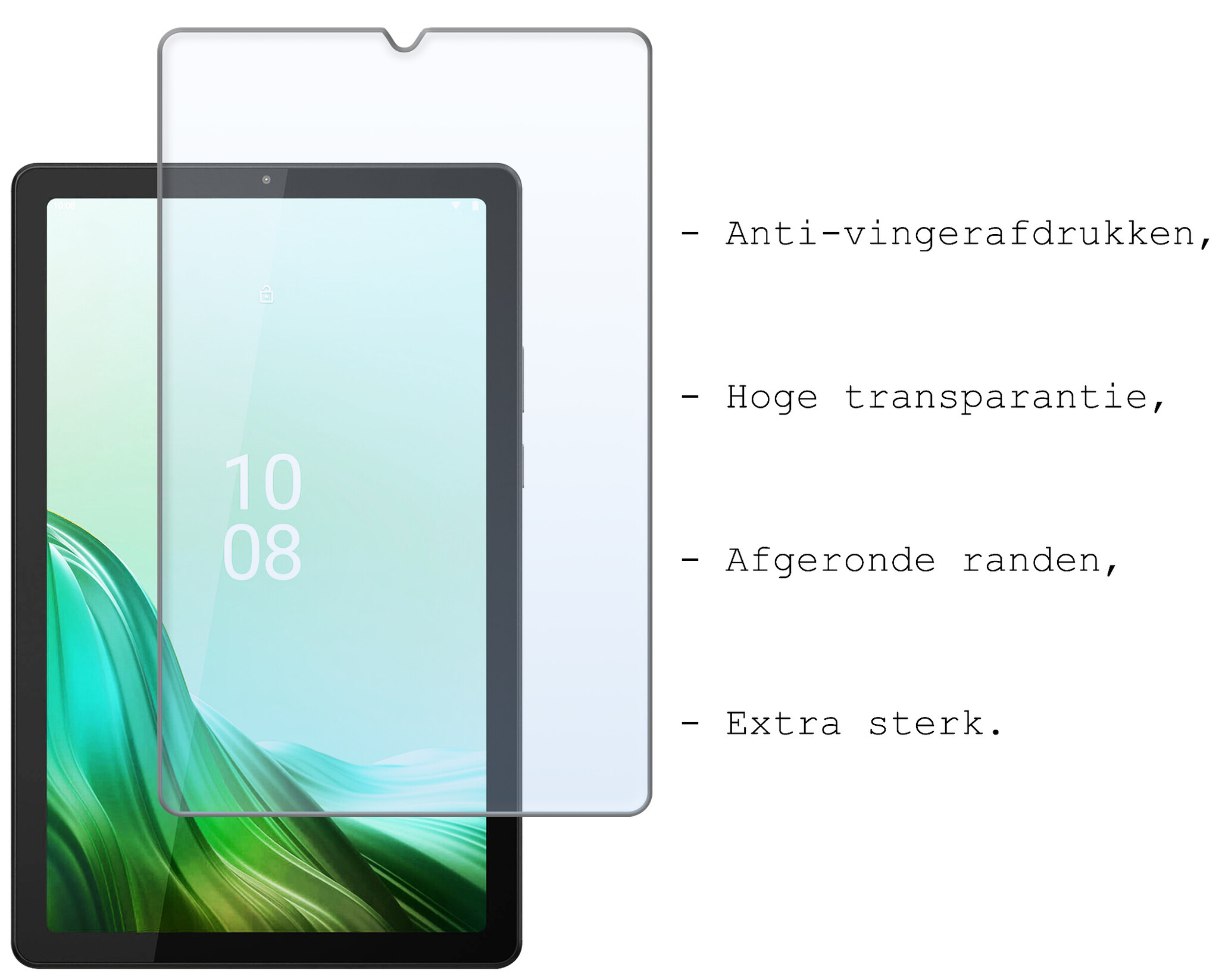 BASEY. Hoesje Geschikt voor Lenovo Tab M9 Hoes Case Tablet Hoesje Tri-fold Met Screenprotector - Hoes Geschikt voor Lenovo Tab M9 Hoesje Hard Cover Bookcase Hoes - Rood