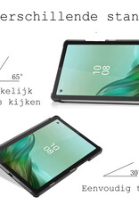 BASEY. Hoesje Geschikt voor Lenovo Tab M9 Hoes Case Tablet Hoesje Tri-fold Met Screenprotector - Hoes Geschikt voor Lenovo Tab M9 Hoesje Hard Cover Bookcase Hoes - Rosé goud