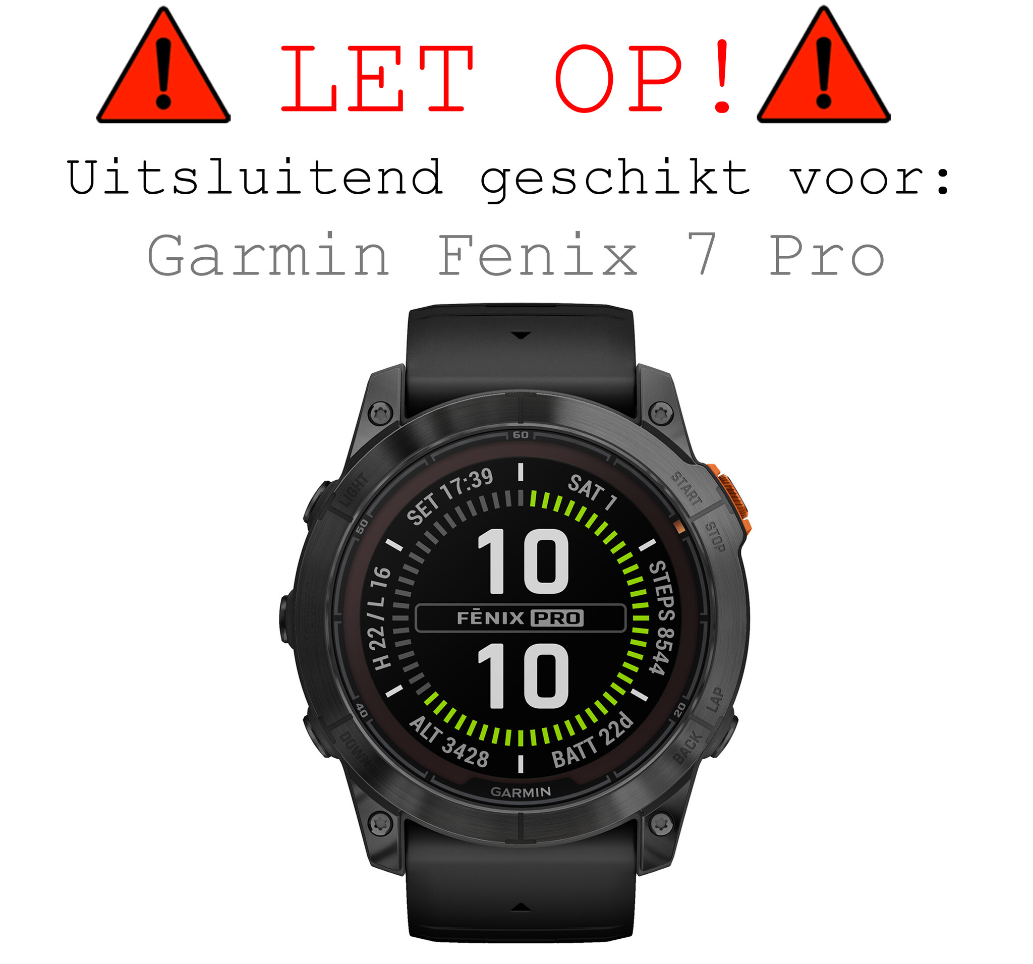 BASEY. Screenprotector Geschikt voor Garmin Fenix 7 Pro Screenprotector Tempered Glass Beschermglas - Screenprotector Geschikt voor Garmin Fenix 7 Pro Screen Protector