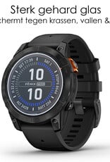 NoXx Screenprotector Geschikt voor Garmin Fenix 7 Pro Screenprotector Tempered Glass Gehard Glas - 2x