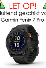 NoXx Screenprotector Geschikt voor Garmin Fenix 7 Pro Screenprotector Tempered Glass Gehard Glas