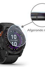 Nomfy Screenprotector Geschikt voor Garmin Fenix 7 Pro Screenprotector Bescherm Glas - Screen Protector Geschikt voor Garmin Fenix 7 Pro Screenprotector Tempered Glass - 3 PACK
