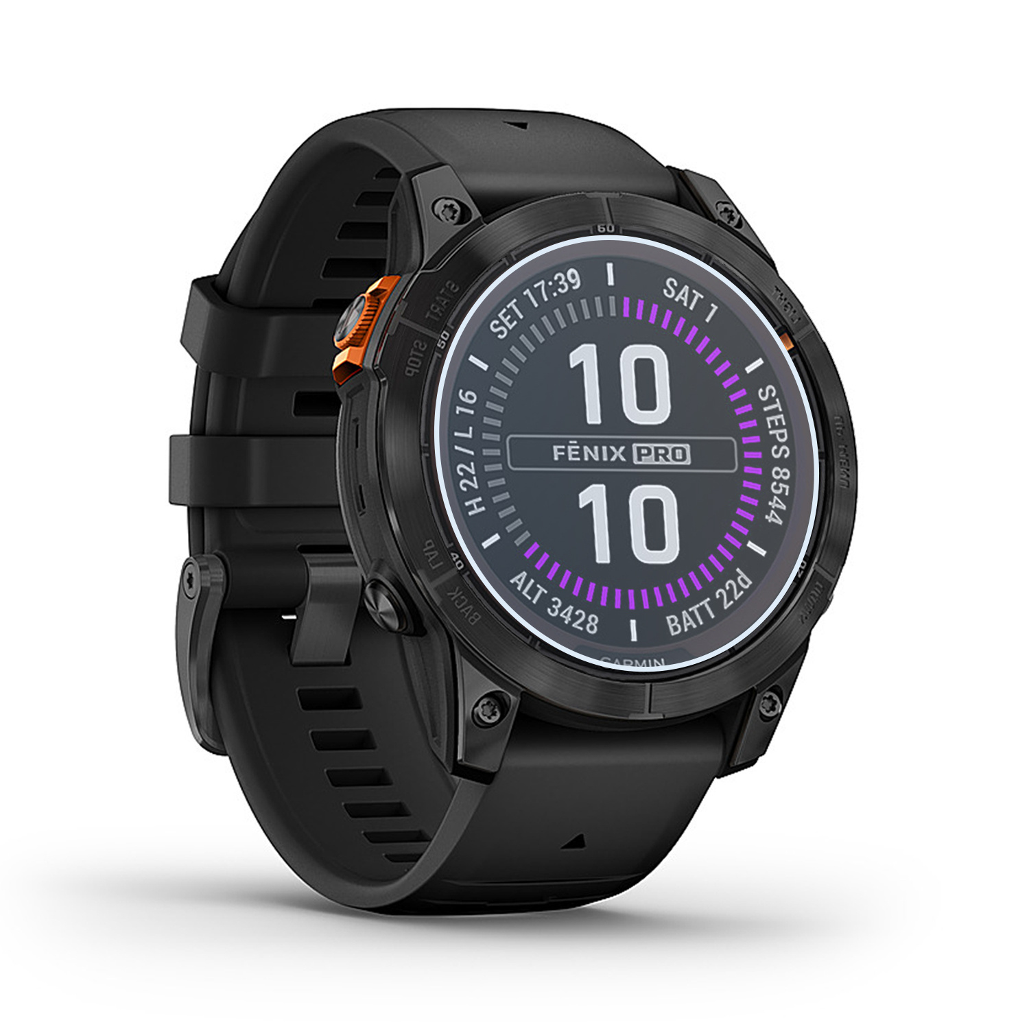 Nomfy Screenprotector Geschikt voor Garmin Fenix 7 Pro Screenprotector Bescherm Glas - Screen Protector Geschikt voor Garmin Fenix 7 Pro Screenprotector Tempered Glass - 3 PACK