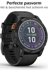 Nomfy Screenprotector Geschikt voor Garmin Fenix 7 Pro Screenprotector Bescherm Glas - Screen Protector Geschikt voor Garmin Fenix 7 Pro Screenprotector Tempered Glass - 3 PACK
