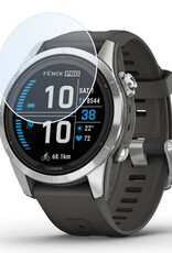 NoXx Screenprotector Geschikt voor Garmin Fenix 7S Pro Screenprotector Tempered Glass Gehard Glas