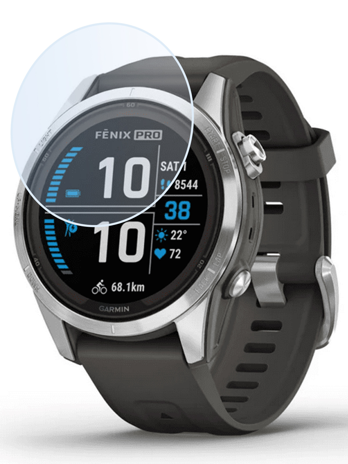 NoXx Screenprotector Geschikt voor Garmin Fenix 7S Pro Screenprotector Tempered Glass Gehard Glas
