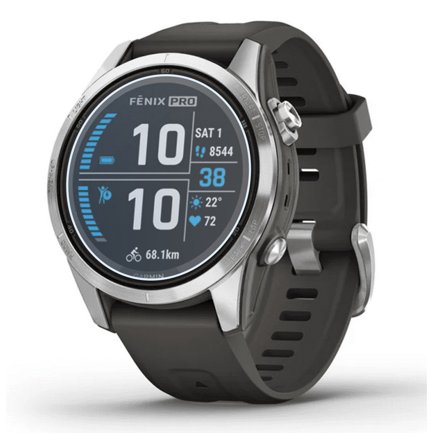 NoXx Screenprotector Geschikt voor Garmin Fenix 7S Pro Screenprotector Tempered Glass Gehard Glas - 2x