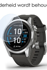 NoXx Screenprotector Geschikt voor Garmin Fenix 7S Pro Screenprotector Tempered Glass Gehard Glas - 2x