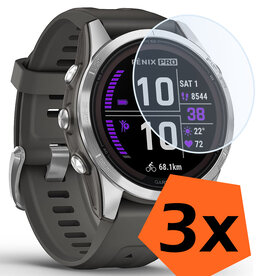 Nomfy Nomfy Garmin Fenix 7S Pro Screenprotector - 3 PACK