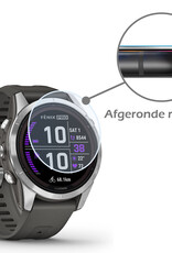 Nomfy Screenprotector Geschikt voor Garmin Fenix 7S Pro Screenprotector Bescherm Glas - Screen Protector Geschikt voor Garmin Fenix 7S Pro Screenprotector Tempered Glass - 3 PACK