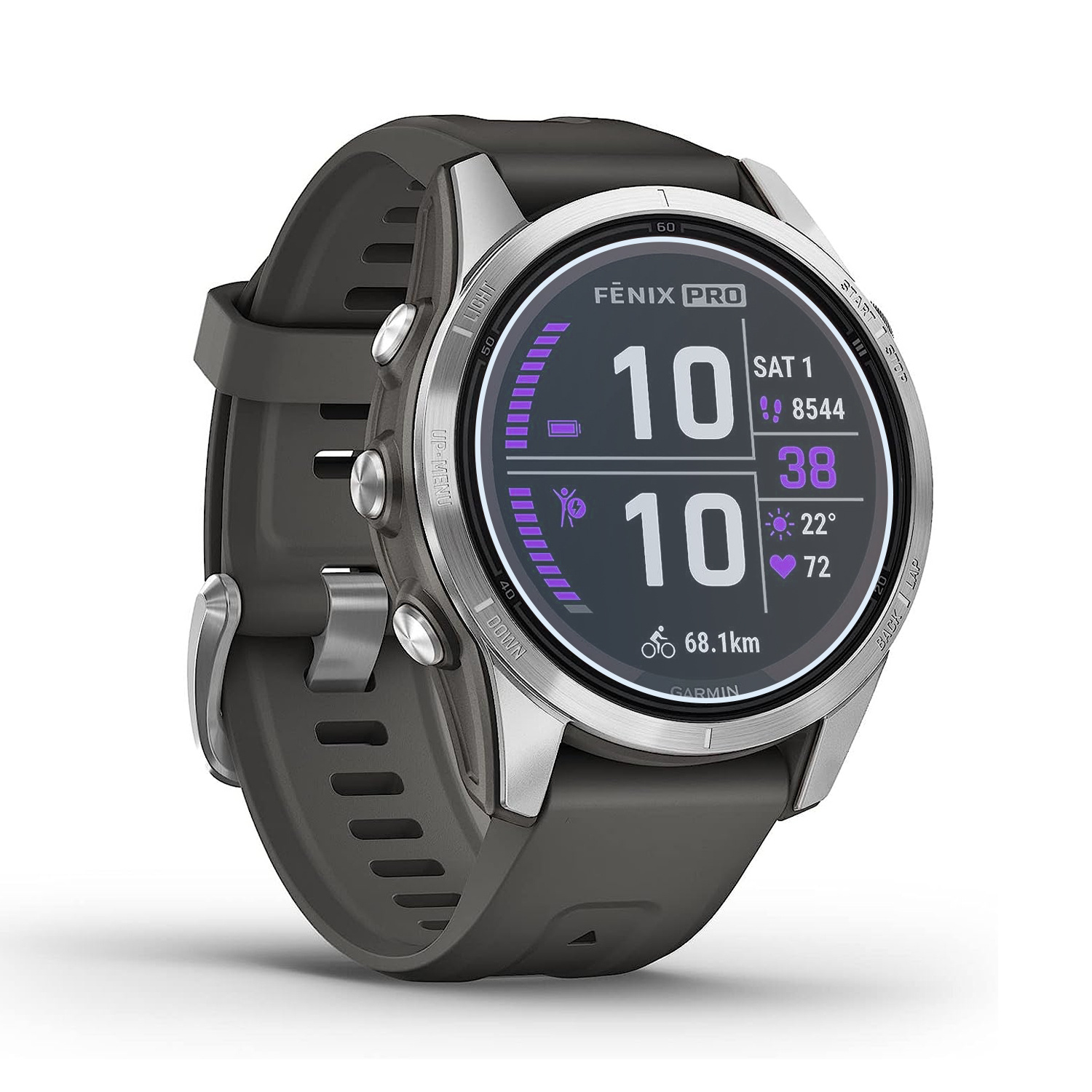 Nomfy Screenprotector Geschikt voor Garmin Fenix 7S Pro Screenprotector Bescherm Glas - Screen Protector Geschikt voor Garmin Fenix 7S Pro Screenprotector Tempered Glass - 3 PACK