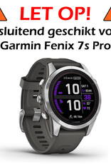 Nomfy Screenprotector Geschikt voor Garmin Fenix 7S Pro Screenprotector Bescherm Glas - Screen Protector Geschikt voor Garmin Fenix 7S Pro Screenprotector Tempered Glass - 3 PACK
